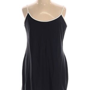 Abercrombie & Fitch Black Mini Dress with White Trim - TALL